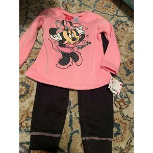 Toddler Disney MINNIE MOUSE2-Pc Outfit - Size 24MO